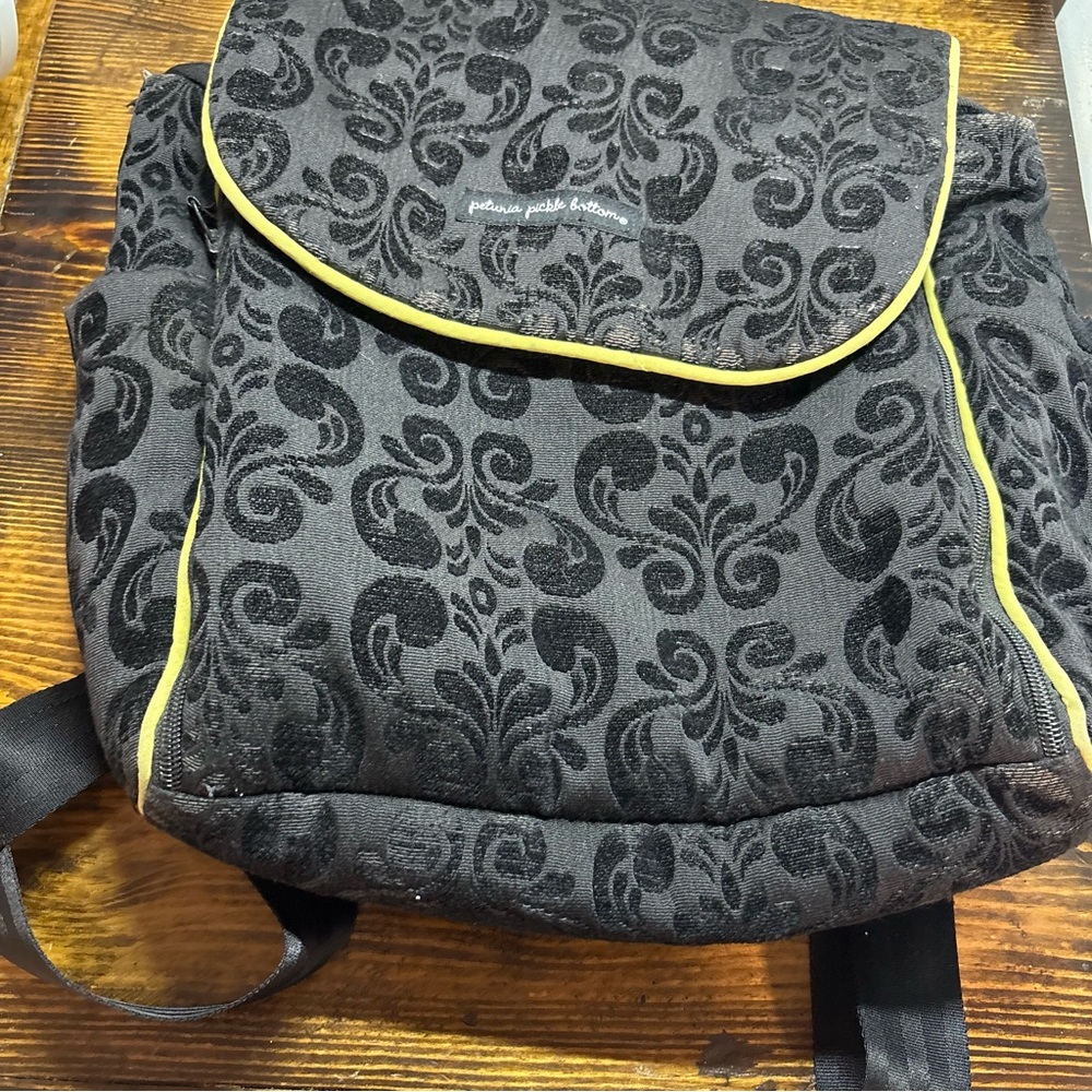 Petunia Pickle‎ Bottom Black Diaper Bag - Picture 3 of 8